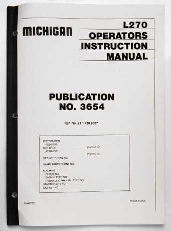 michigan-l270-wheel-loader-operators-instruction-manual-publication-no-3654-5c0987tec-big-0