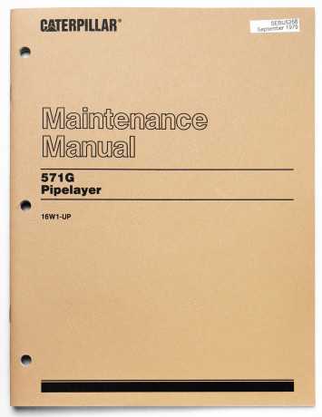 vintage-caterpillar-571g-pipelayer-maintenance-manual-sebu5268-september-1975-big-0