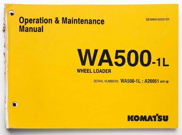 komatsu-wa500-1l-wheel-loader-operation-maintenance-manual-seama4250101-november-1994-big-0