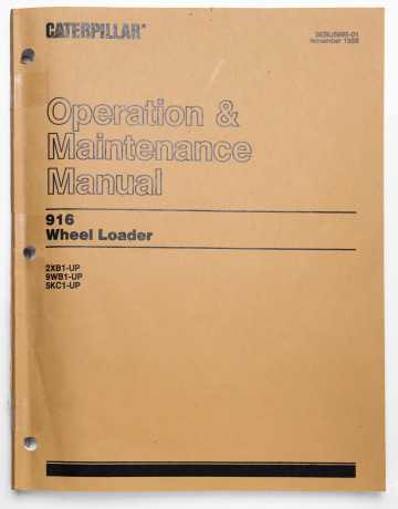 caterpillar-916-wheel-loader-operation-maintenance-manual-sebu5995-01-november-1988-big-0
