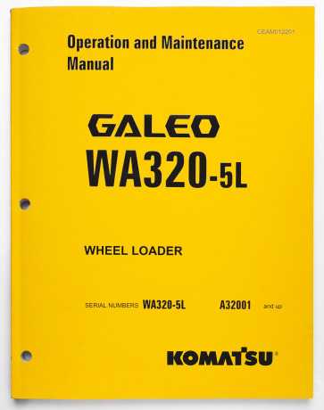 komatsu-galeo-wa320-5l-wheel-loader-operation-maintenance-manual-ceam012201-august-2005-big-0
