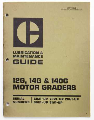 vintage-caterpillar-12g-14g-140g-motor-graders-lubrication-maintenance-guide-sebu5395-april-1976-big-0