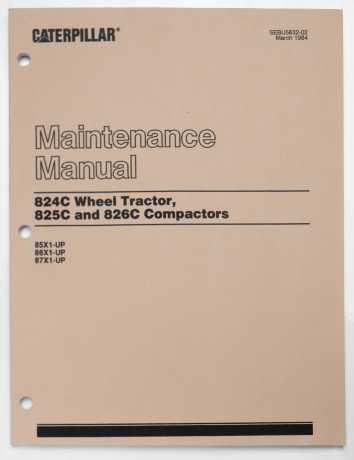 caterpillar-824c-wheel-tractor-825c-826c-compactors-maintenance-manual-sebu5632-02-march-1984-big-0