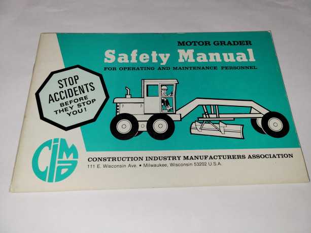 vintage-cima-motor-grader-safety-manual-for-operating-maintenance-personnel-form-mg-40-1-1979-big-0
